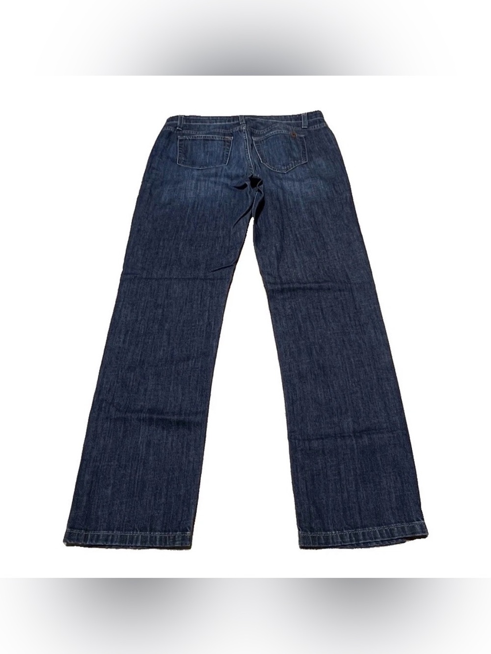 Joe's Jeans Mid Rise Boyfriend Destructed Cotton Dark Blue Denim Women’s Size 29 - Picture 2 of 11